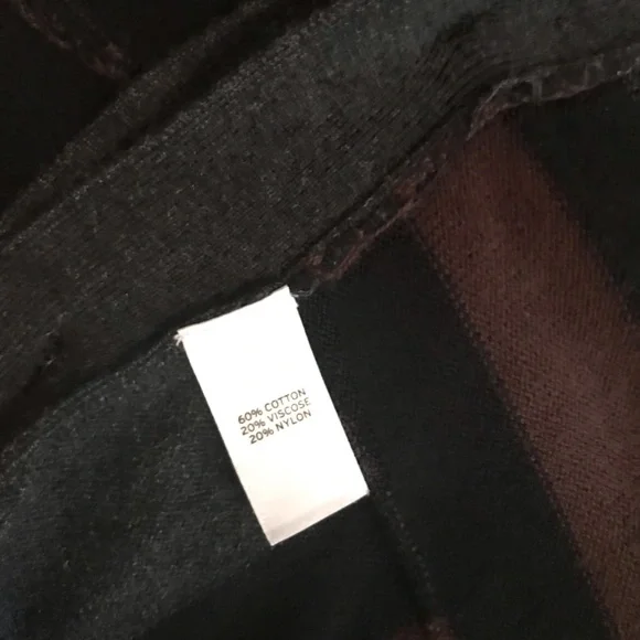 Nordstrom | Hinge | Sweater Poncho | Detailed Border - Picture 9 of 9